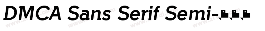 DMCA Sans Serif Semi字体转换